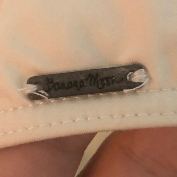 Bananamoon $172 white retro style padded halter one piece swimsuit size 42 - Picture 2 of 5